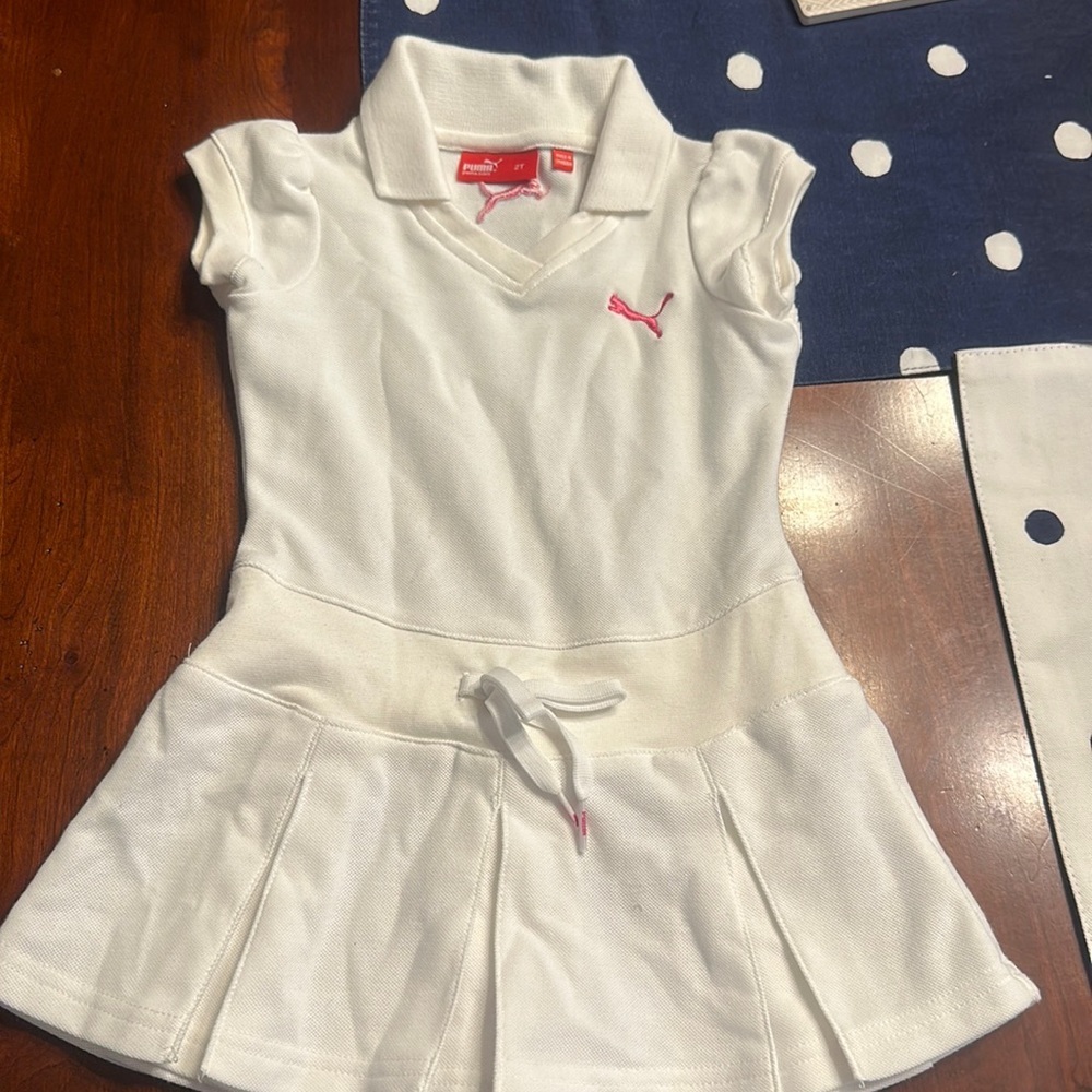 Puma 2T dress white